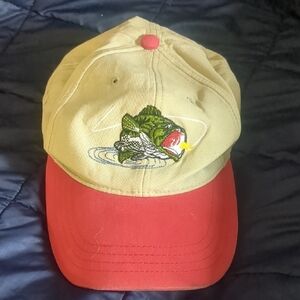 Vintage Bass Embroidered Hat Thrashed Dad Hat Cap